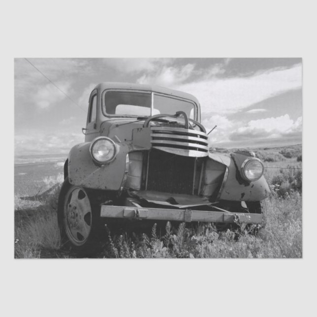 1950's Chevy Truck Photo Gift Bag Tissue Paper (Front)