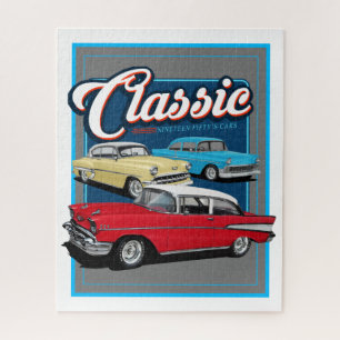 1950's Classic Cars Jigsaw Puzzle