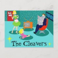 1950's Classic Television Postcard