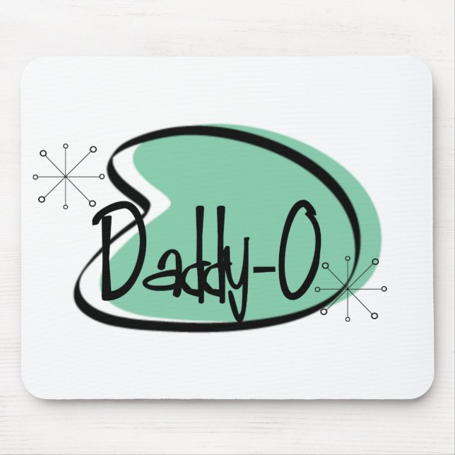 1950s Dad **DADDY-0** Mouse Mat (Front)