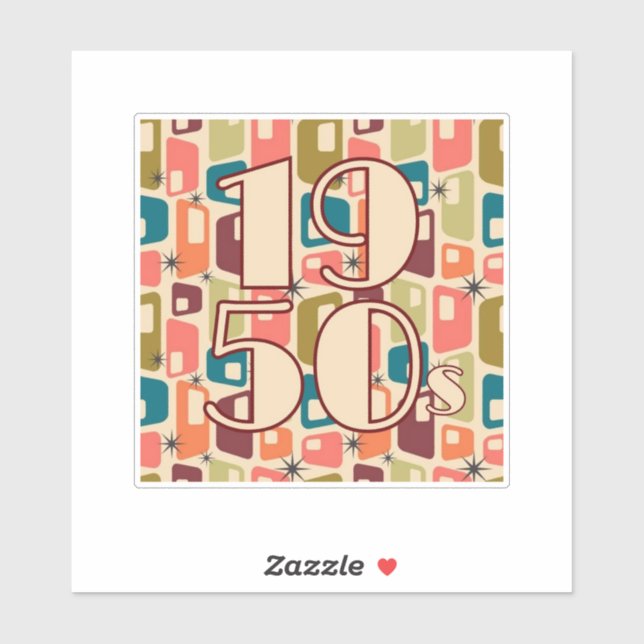 1950s Decade Design (Sheet)
