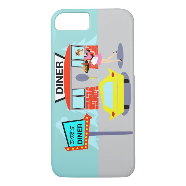 1950's Diner iPhone 7 Case (Back)
