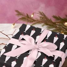 1950s Diner Milkshakes Pattern 