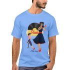 1950s Diner yellow black & white chequered