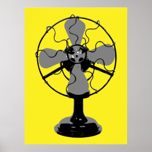 1950s fan poster