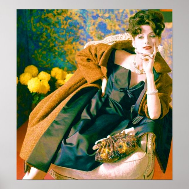 1950s fashion portrait poster (Front)