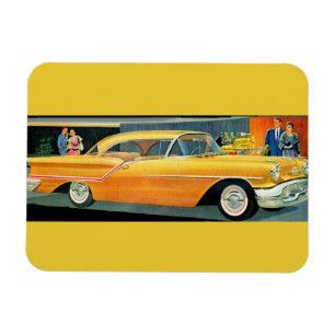 1950s golden Rocket 88 Oldsmobile Magnet