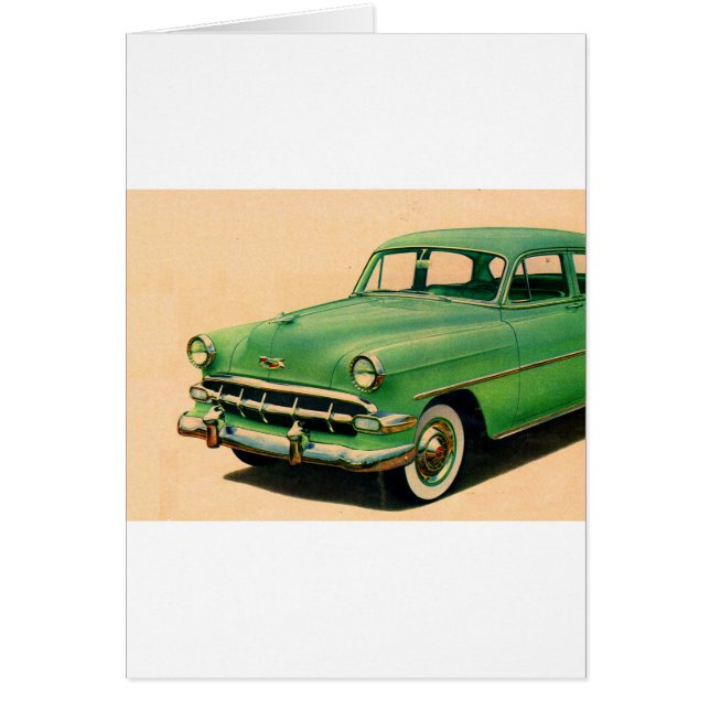 1950s green Chevy (Front)