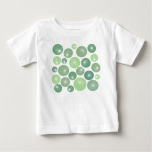 1950s Green Pinwheels  Baby T-Shirt