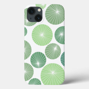 1950s Green Pinwheels iPhone 13 Case