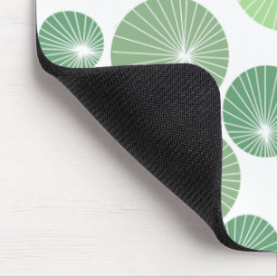 1950s Green Pinwheels  Mouse Mat