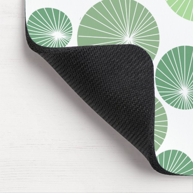 1950s Green Pinwheels  Mouse Mat (Corner)