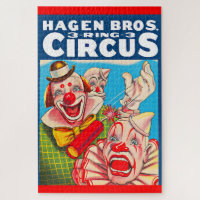 1950s Hagen Brothers Circus poster