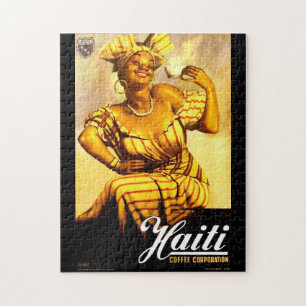 1950s Haiti Coffee Corporation ad Jigsaw Puzzle