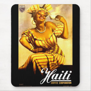1950s Haiti Coffee Corporation ad Mouse Mat