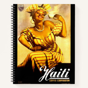 1950s Haiti Coffee Corporation ad Notebook
