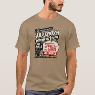 1950s Halloween Spook Show Poster T-Shirt