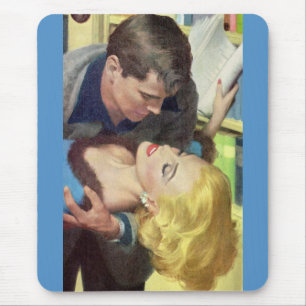 1950s hot romance mouse mat