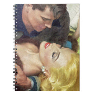 1950s hot romance notebook