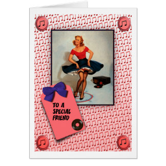 1950'S JIVING PIN UP GIRL RETRO