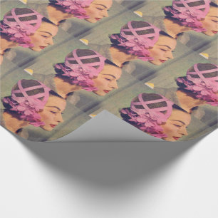1950s Lillian and her marvellous Spring hat Wrapping Paper