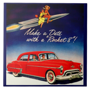 1950s Make a date with Rocket 88 Tile