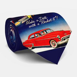 1950s Make a date with Rocket 8  Tie