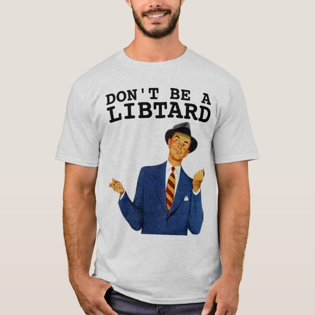 1950's Man Conservative MEN'S RETRO T-SHIRTS (Front)