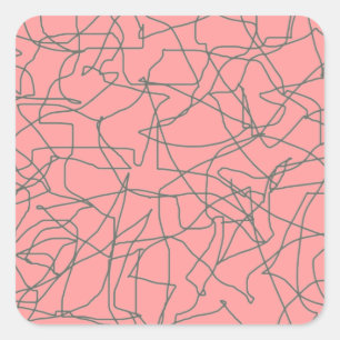 1950's Mid Century Modern Abstract Stickers