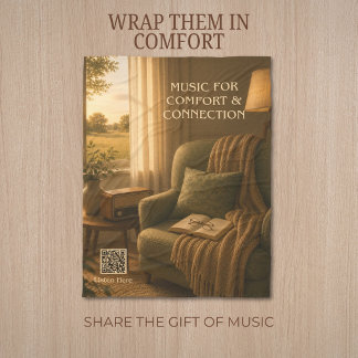 1950s Music for Comfort & Connection Fleece Blanket