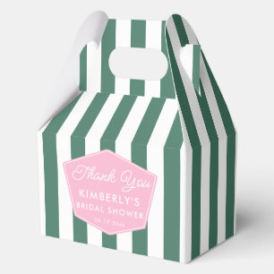1950s Pink And Green Palm Beach Bridal Shower Favour Box