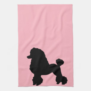 1950's Pink Poodle Skirt Inspired Kitchen Towels