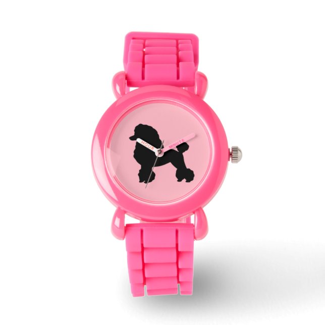 1950's Pink Poodle Skirt Kid's Watch (Front)