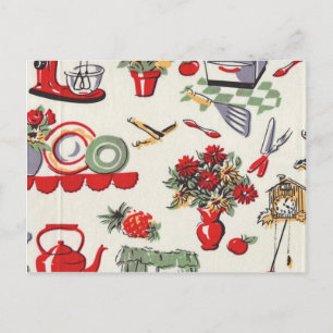 1950's Retro Designs Postcard