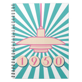 1950s Retro Revival Notebook.  Notebook