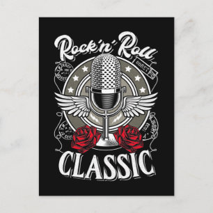 1950s Rockabilly Rock and Roll Music Postcard