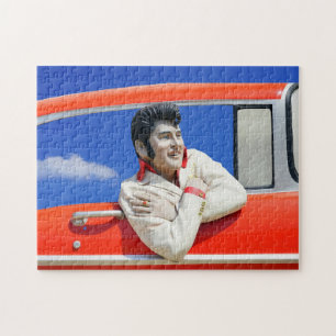 1950'S ROCKER CLASSIC RETRO CAR PUZZLE