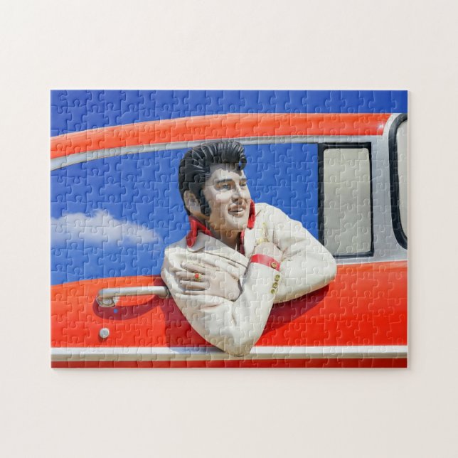 1950'S ROCKER CLASSIC RETRO CAR PUZZLE (Horizontal)