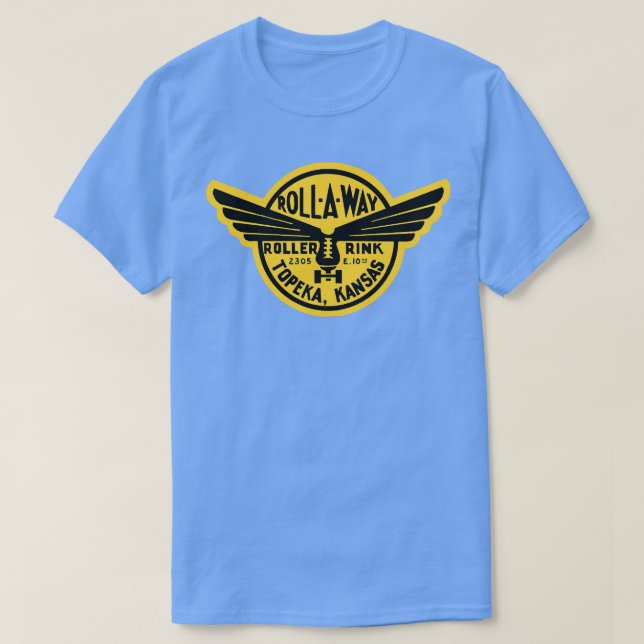 1950s RollAWay Roller Skating T-Shirt (Design Front)