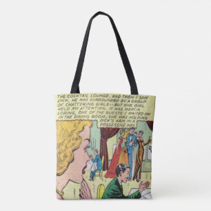 1950s Romantic Comic Best vintage comic gift Tote Bag