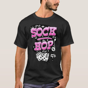 1950s Sock Hop Costume Rock And Roll Vintage 50s R T-Shirt