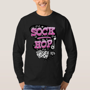 1950s Sock Hop Costume Rock And Roll Vintage 50s R T-Shirt