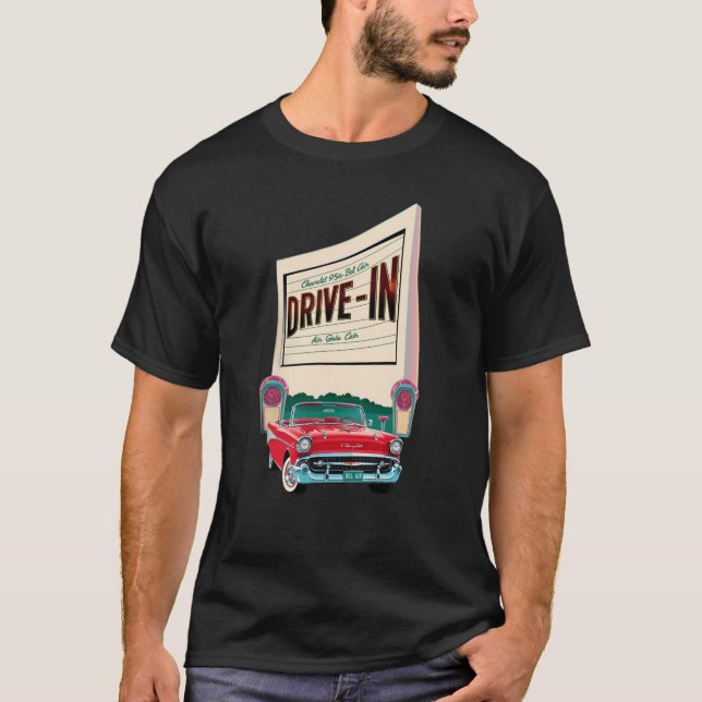  1950s-style drive-in movie T-Shirt (Front)