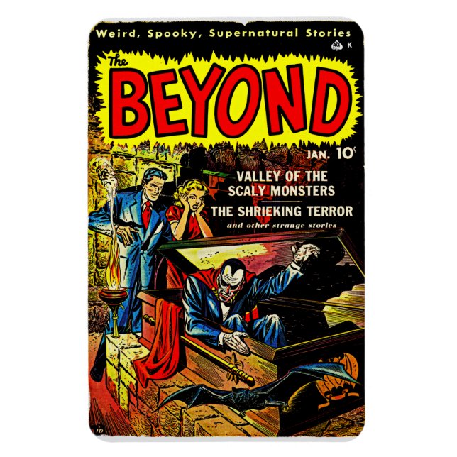 1950's *The BEYOND* Horror Comics Magnet (Vertical)