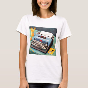 1950s typewriter ad image T-Shirt