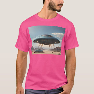 1950S Ufo  Classic Car Canvas Print Out Of This Wo T-Shirt