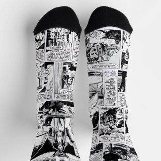 1950's Vampire's Daughter Horror Comic Socks