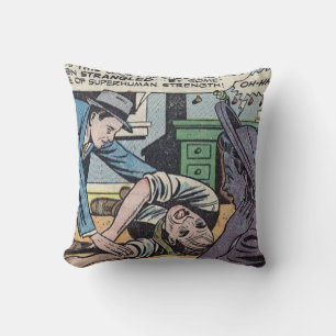 1950s Vintage Horror Comic Best gift for classic Cushion