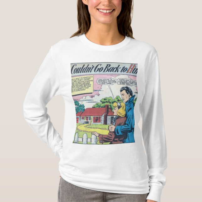 1950s Vintage Romantic Comic T-Shirt (Front)