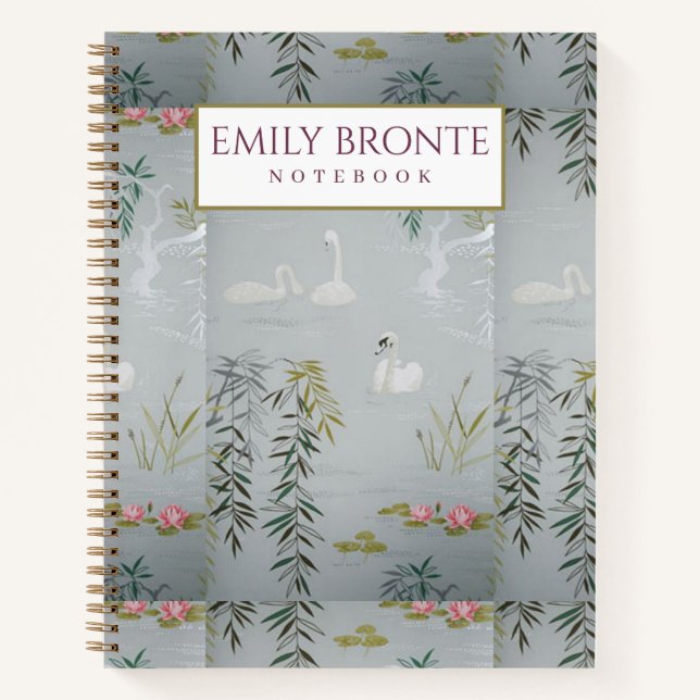 1950's vintage wallpaper Personalised  Notebook (Front)